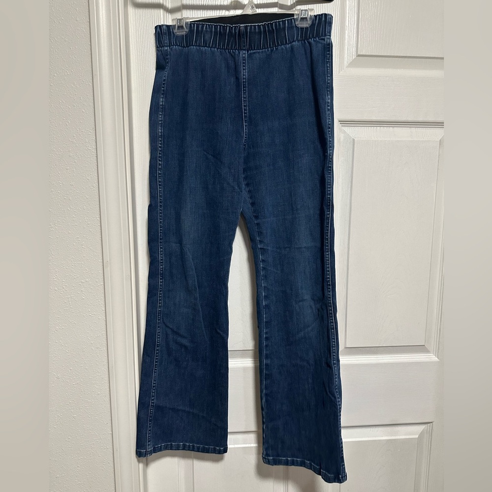 Blue Soft Surroundings Stretchy Maternity Jeans Women's M